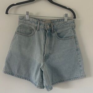 Everlane A-Line Denim Shorts